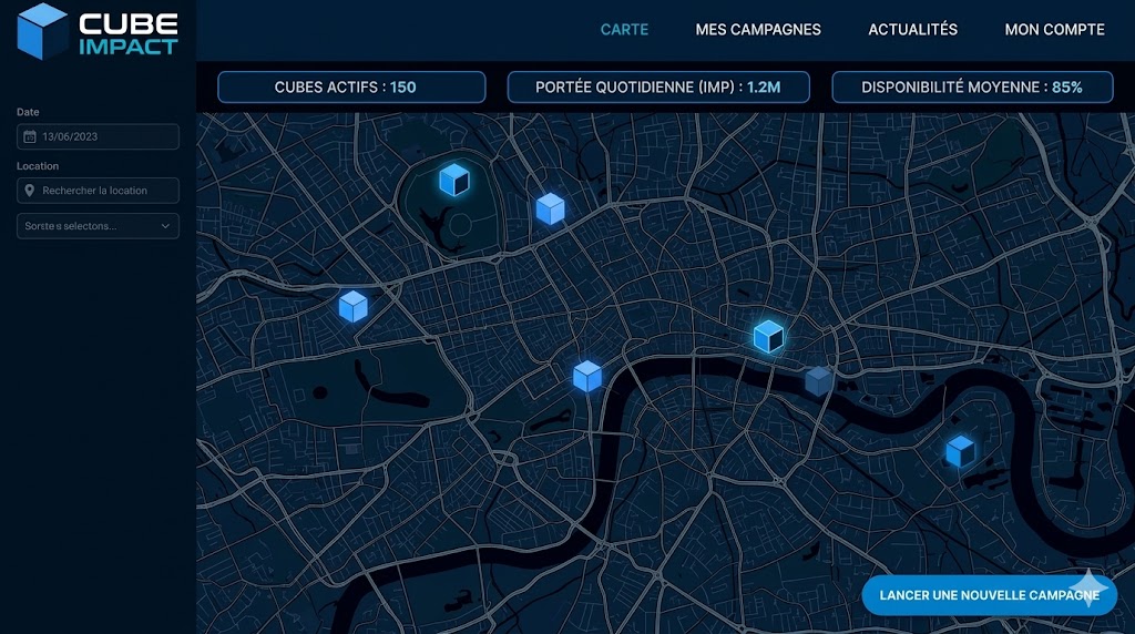 Carte des emplacements